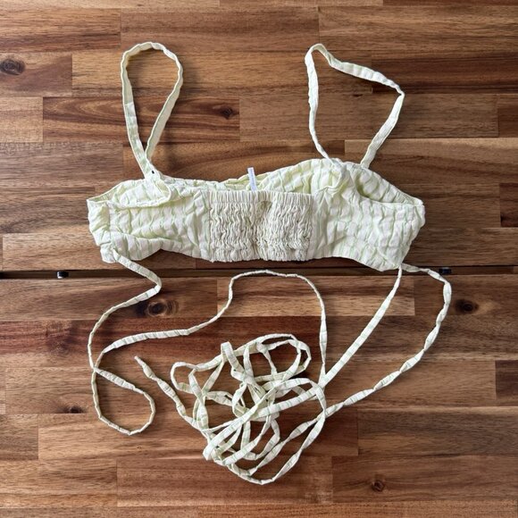Urban Outfitters Crop top Bra Top Women's SMALL Tie At Waist Festival Boho Y2K - Picture 8 of 8